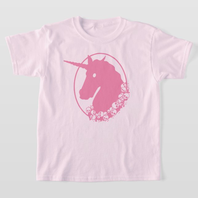 T-Shirt Licorne Zombie Rose (Poser)