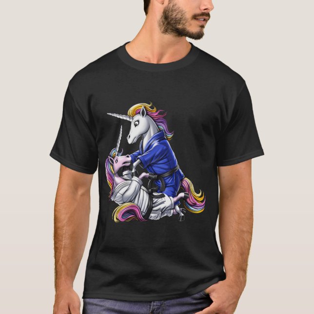 T-shirt Licornes de Jiu-Jitsu (Devant)