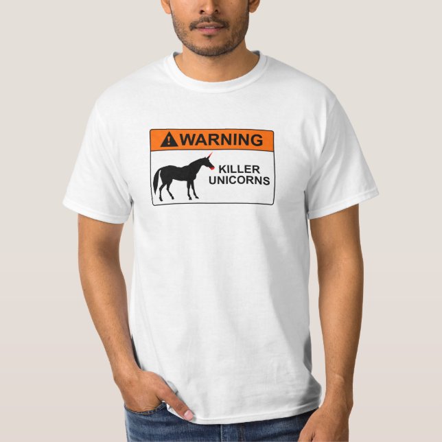 T-shirt Licornes de tueur (Devant)