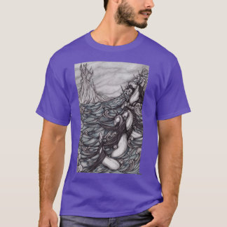T-shirt Licornes en amis de la mer