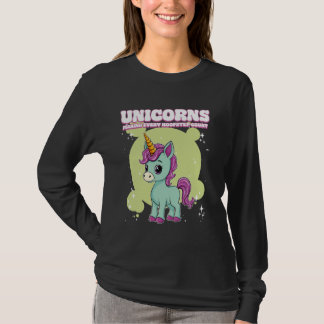 T-shirt Licornes faisant compter chaque pas de sabot Licor