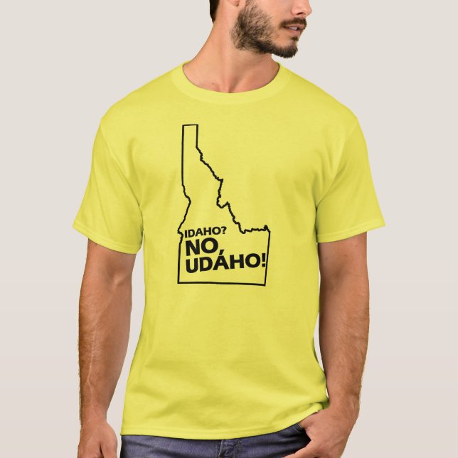 T-shirt L'Idaho aucun, Udaho (Devant)