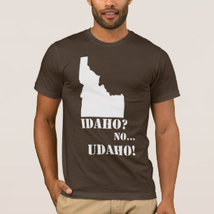 T-shirt L'Idaho aucune carte d'Udaho