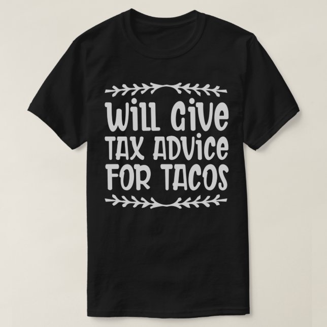 T-shirt L'Idée Cadeau Des Comptables Amusants Donnera Des  (Design devant)