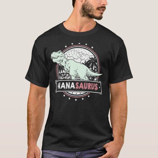 T-shirt L'idée de Mens NanaSaurus Nana pour la Fête des mè (Devant)