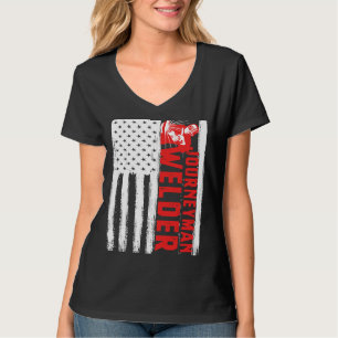T-shirt L'idée d'un homme de main patriotique pour un homm