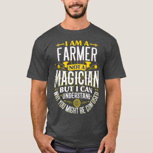 T-shirt L'Idée Farmer Drôle Pas Magicien Agriculteur