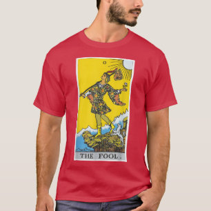 T-shirt L'idiot de la carte Tarot croyances occultes Divin