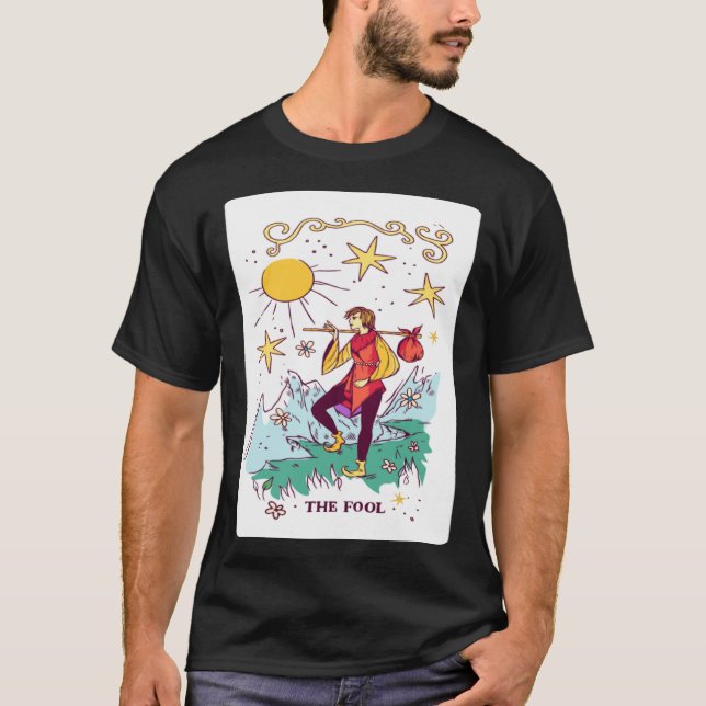 T-shirt L'idiot du tarot (Devant)