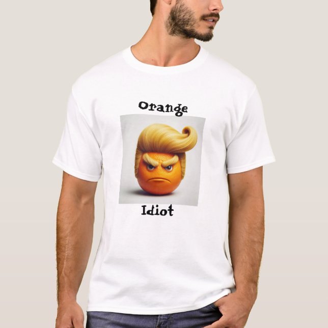 T-shirt L'Idiot Orange Original (Devant)