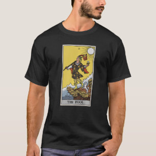 T-shirt L'idiot Tarot Card Pagan Witch Occult Fortune Div