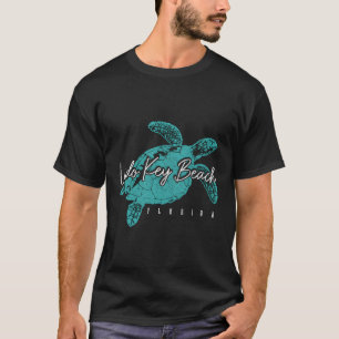 T-shirt Lido Key Beach Floride Fl Sea Turtle Plongée sous-