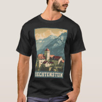 Liechtenstein Vaduz Castle Travel Art
