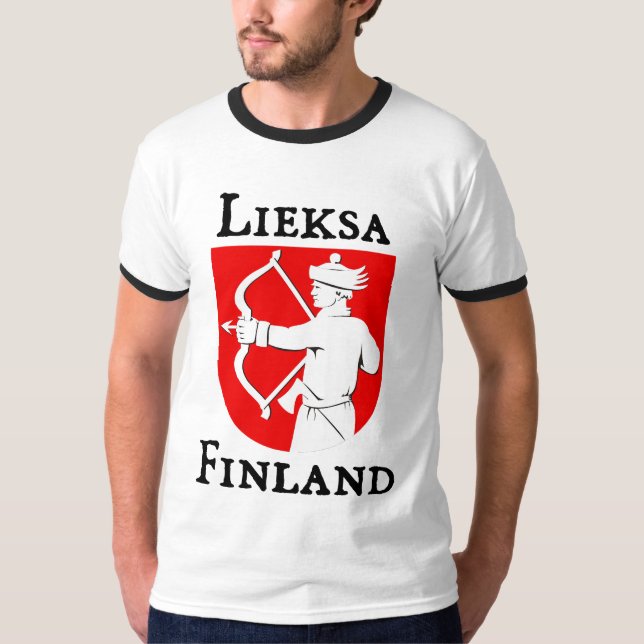 T-shirt Lieksa, Finlande (Suomi) (Devant)