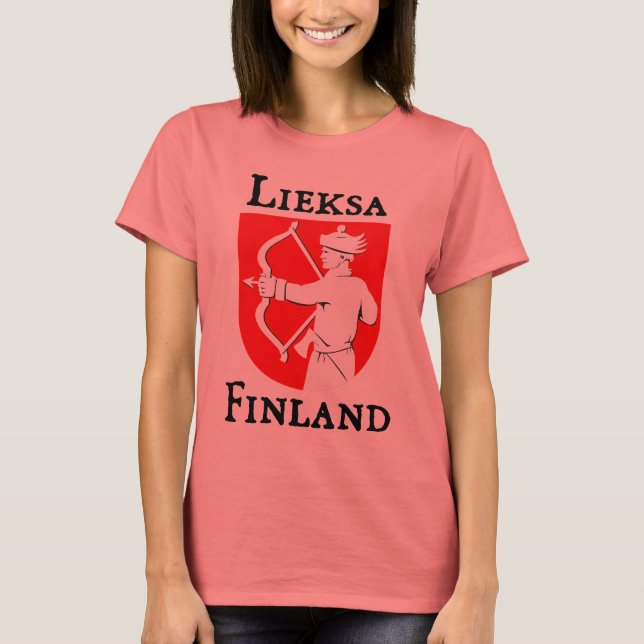 T-shirt Lieksa, Finlande (Suomi) (Devant)