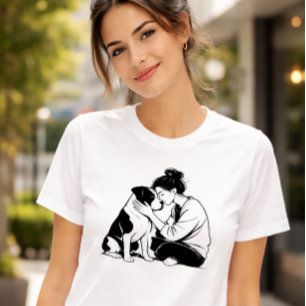 T-shirt Lien indestructible entre chien et humain