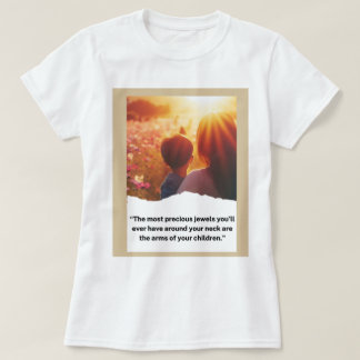 T-shirt Lien parent et enfant avec qoute