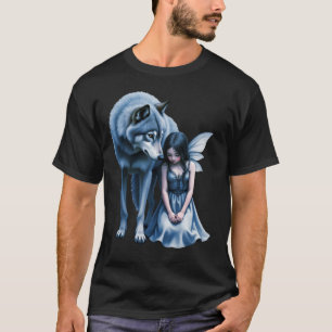 T-shirt Lien sous la lune – Le Loup et la Fée Gothique.