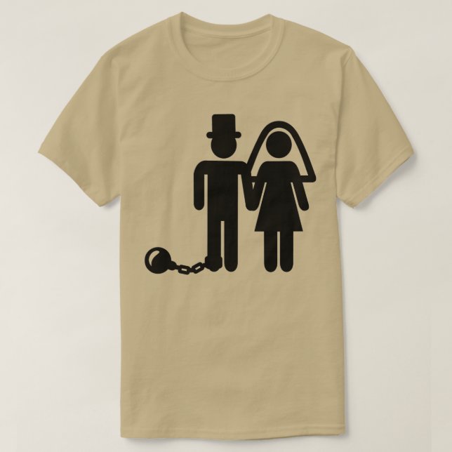 T-shirt Liens de couple mariage (Design devant)