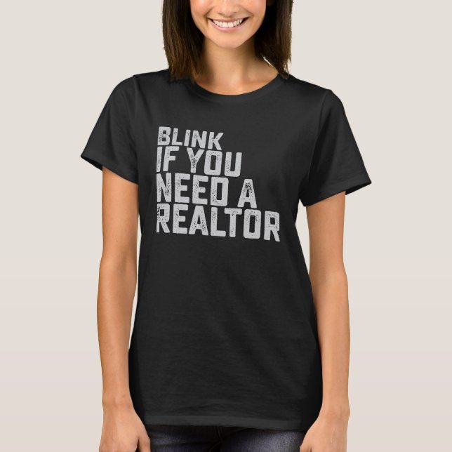 T-shirt Lier Si Vous Avez Besoin D'Un Realtor Funny Immobi (Devant)