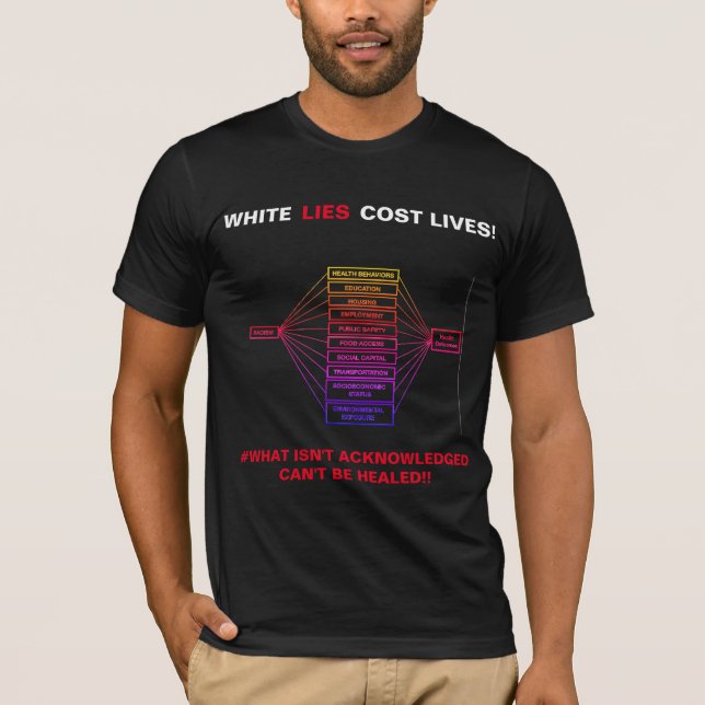 T-shirt Lies Cost Lives (Devant)