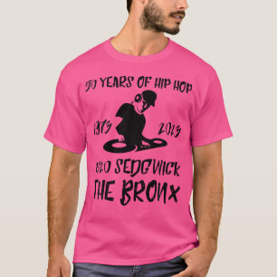 T-shirt Lieu de naissance Hip hop 1520, Ave Sedgwick. 50 A