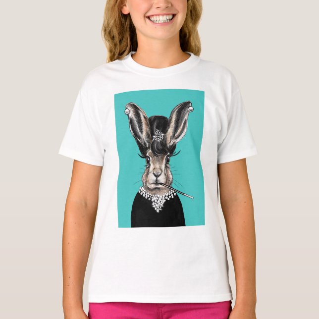 T-shirt lièvre lièvre audrey (Devant)