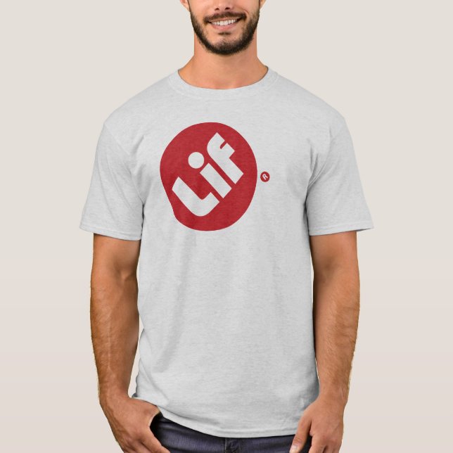 T-shirt Lif. Cercle doré. (Devant)