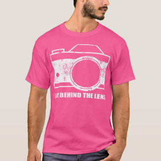 T-shirt Life Behind The Lens Vintage Photography Shirt