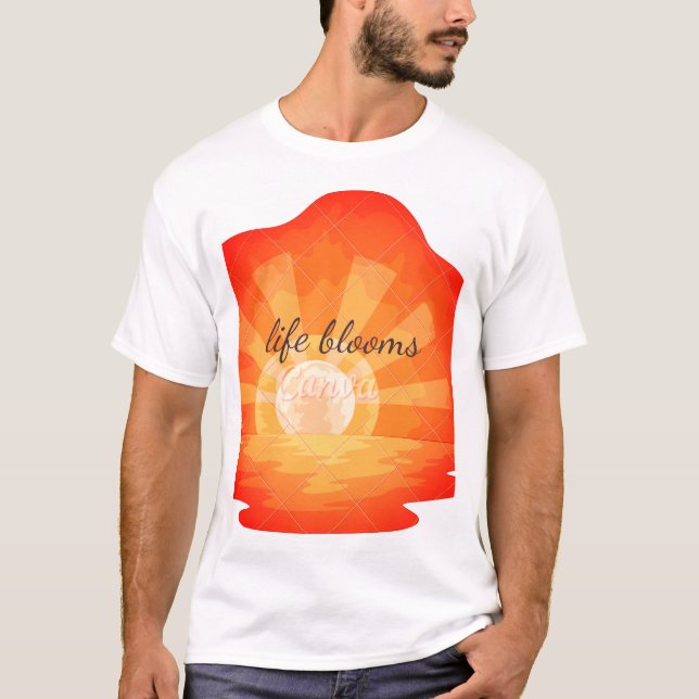 T-Shirt Life Blooms (Devant)