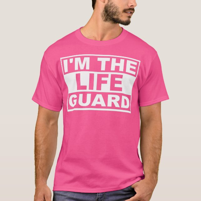 T-shirt Life Guard Square Graphic (Devant)