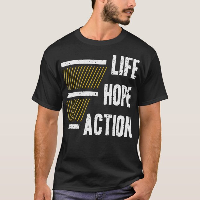 T-shirt Life hope action (Devant)
