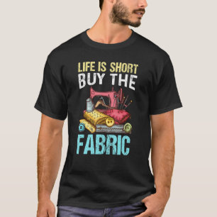 T-shirt Life I Short Acheter Le Tissu Doublure Quilt Seams