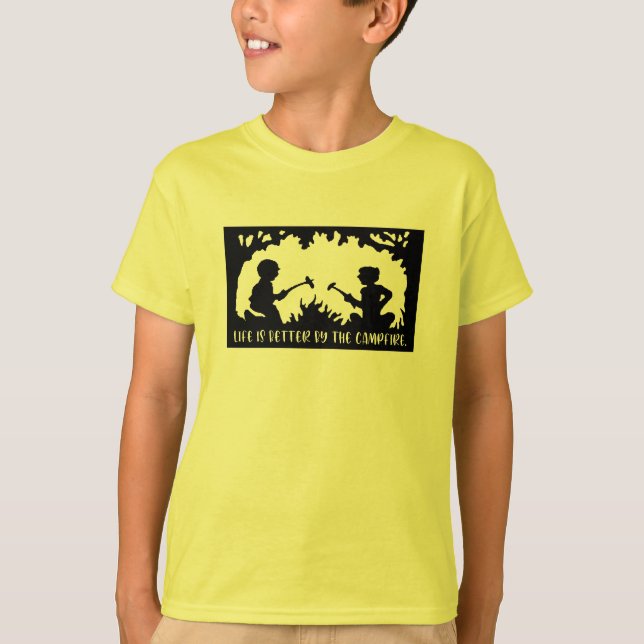 T-shirt Life Is Better By The Campfire (Devant)
