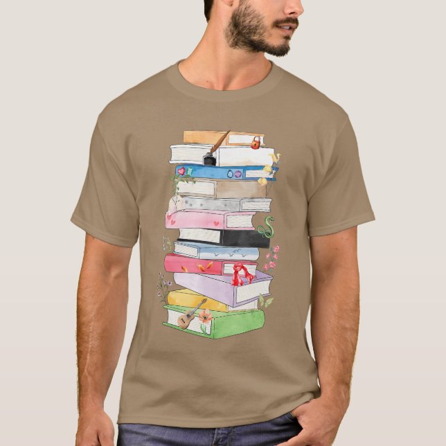 T-shirt Life of A Reader Funny Book Lovers Book Nerds Book (Devant)
