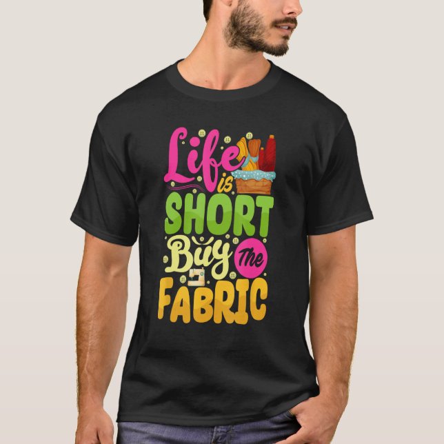 T-shirt Life Short Buy Fabric  Sew Machine  Costume Sew (Devant)