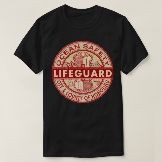 T-shirt Lifeguard Honolulu (Design devant)