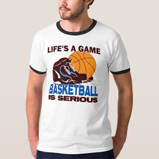 T-shirt Lifes un Jeu-Basket-ball (Devant)
