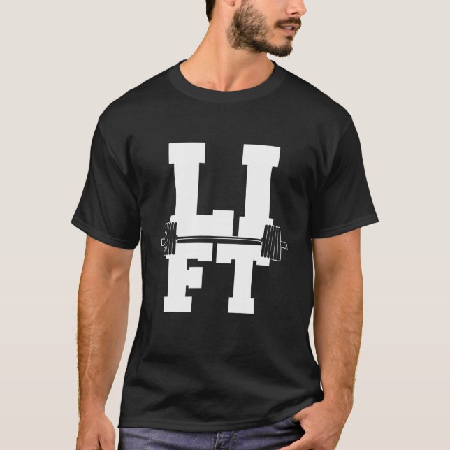 T-shirt Lift Fitness Cool Salle De Sport Déplacement Poids (Devant)