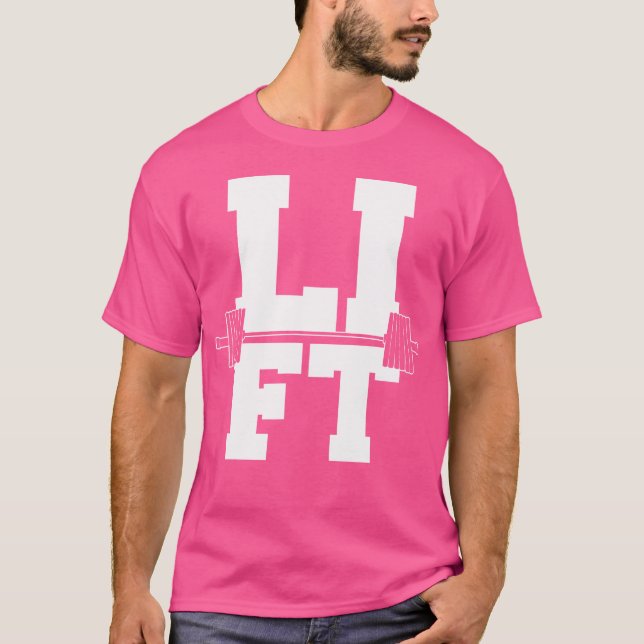 T-shirt Lift Fitness Cool Salle De Sport Déplacement Poids (Devant)