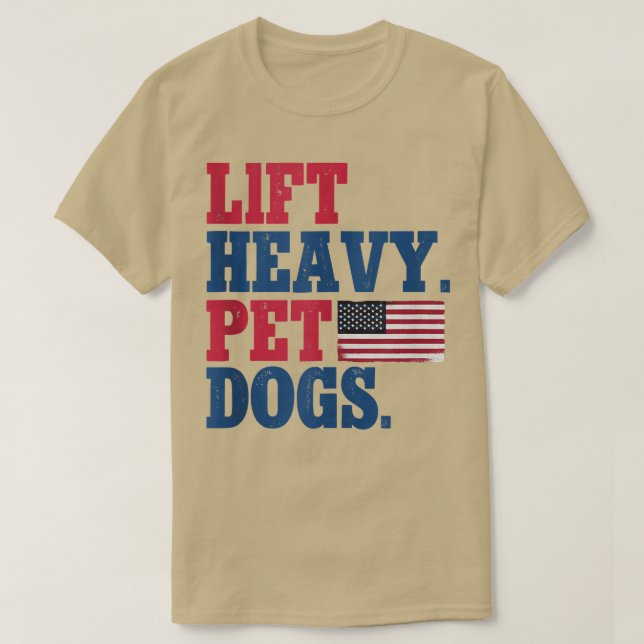T-shirt Lift Heavy Pet Dogs Weightlifting Fitness Gym Tank (Design devant)