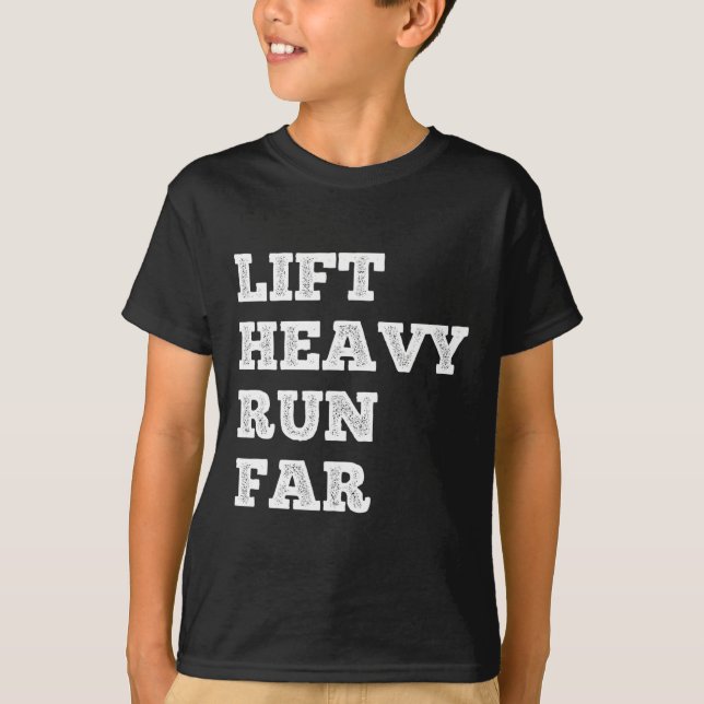 T-shirt Lift Heavy Run Far Hybrid Sport Fitness Running Bo (Devant)