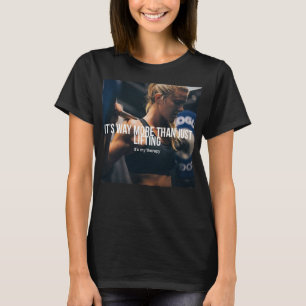 T-shirt Lifting Is My Therapy - entraînement de gym pour f