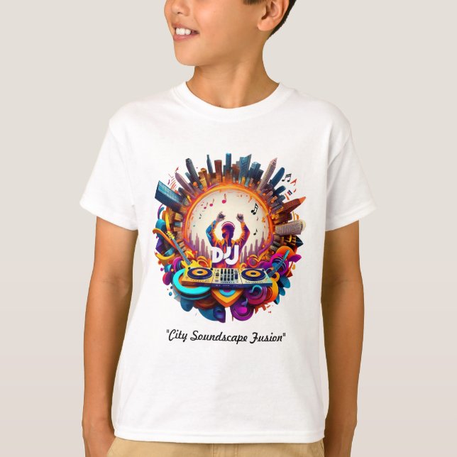 T-shirt "Light Arrière - plan Music Art" (Devant)