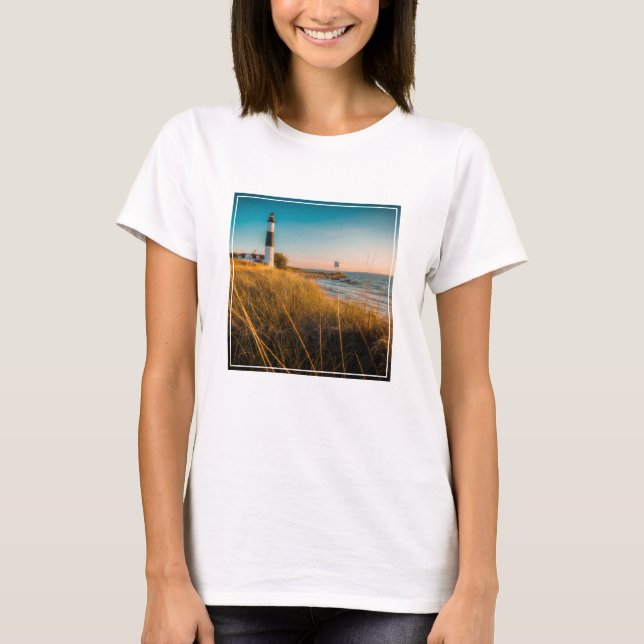 T-shirt Lighthouses | Big Sable Lighthouse Ludington (Devant)