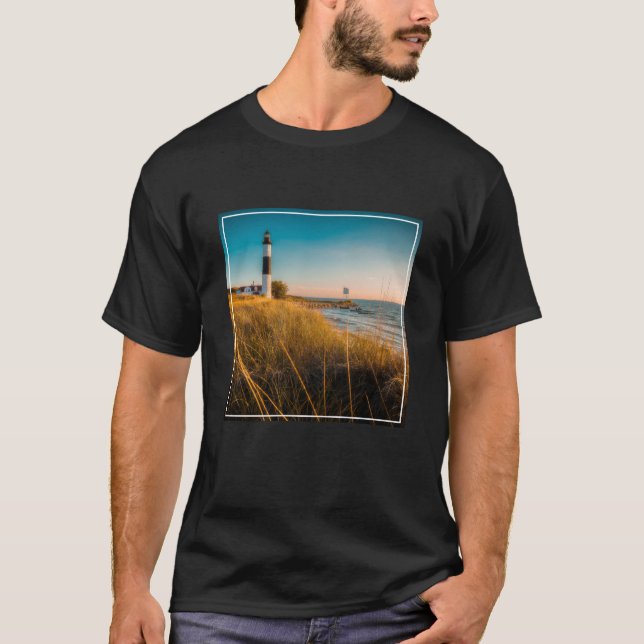 T-shirt Lighthouses | Big Sable Lighthouse Ludington, MI (Devant)