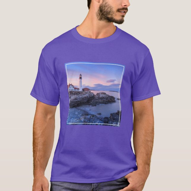 T-shirt Lighthouses | Cape Elizabeth, Maine (Devant)