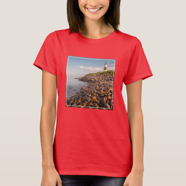 T-shirt Lighthouses | Montauk Point Long Island (Devant)