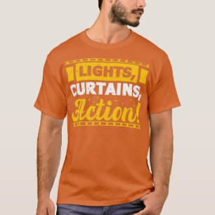T-shirt Lights Curtains Action Theatre Entertainment Broad