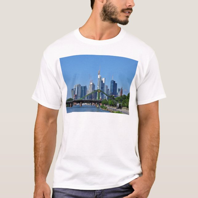 T-shirt Ligne aérienne de Francfort (Devant)